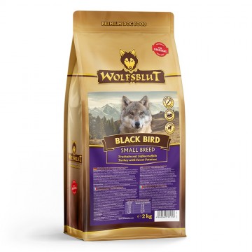 Wolfsbluttrockenfutterblackbirdsmallbreedfront2kg1