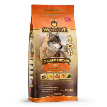 Wolfsbluttrockenfuttercountrychicken125kgfront